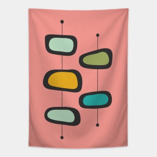 Pink Square Pods Tapestry