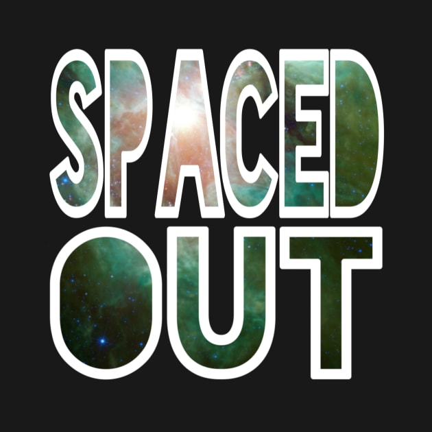 Spaced Out in Green by LefTEE Designs