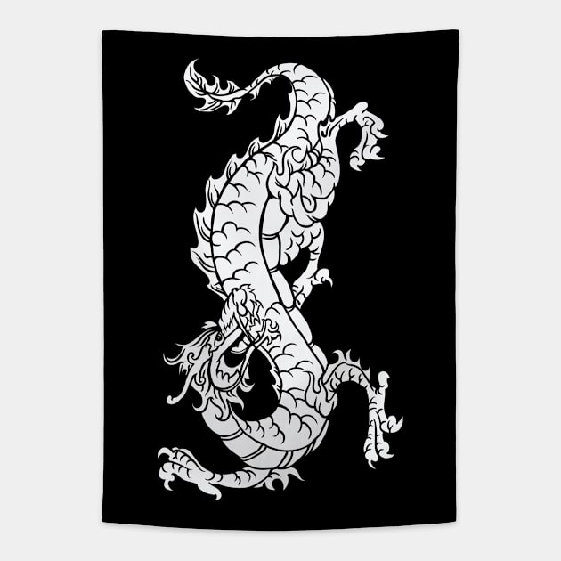 Dragon 08 Great for Masks Tapestry by Verboten