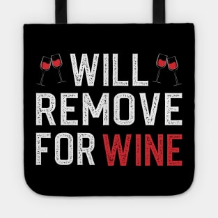 Will Remove For Wine Tote