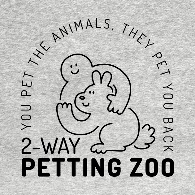 Discover Two-Way Petting Zoo (light) - The Office - T-Shirt