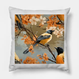 North American Birds - Oriole Pillow