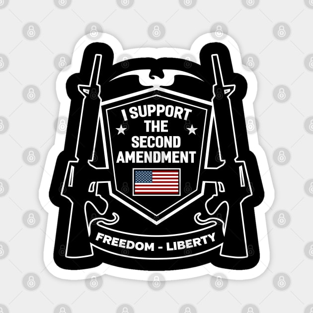 I Support The Second Amendment Magnet by RadStar