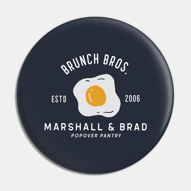 Brunch Bros Pin by Narrative Designs