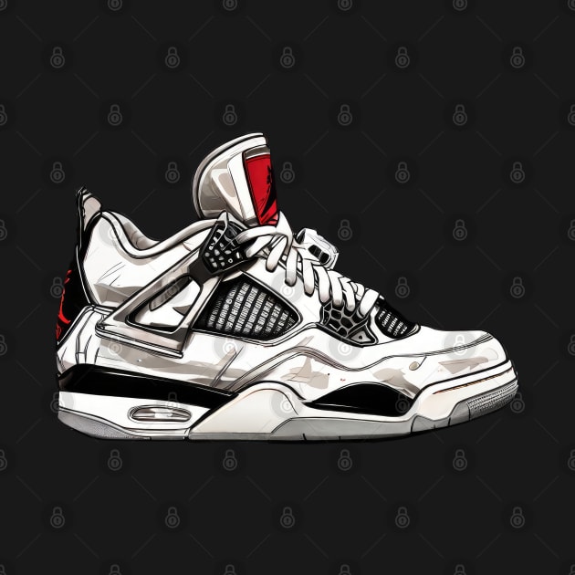 AJ 4 by Buff Geeks Art