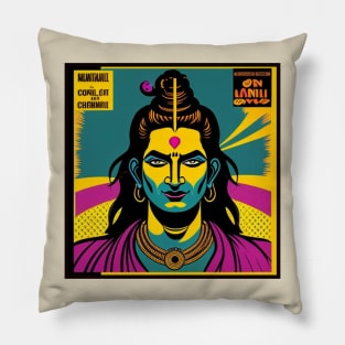 Dancing With Lord Shiva Vinyl Record Vol. 2 Pillow