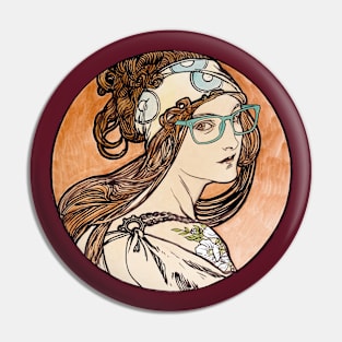 Nerdy Nouveau Pin