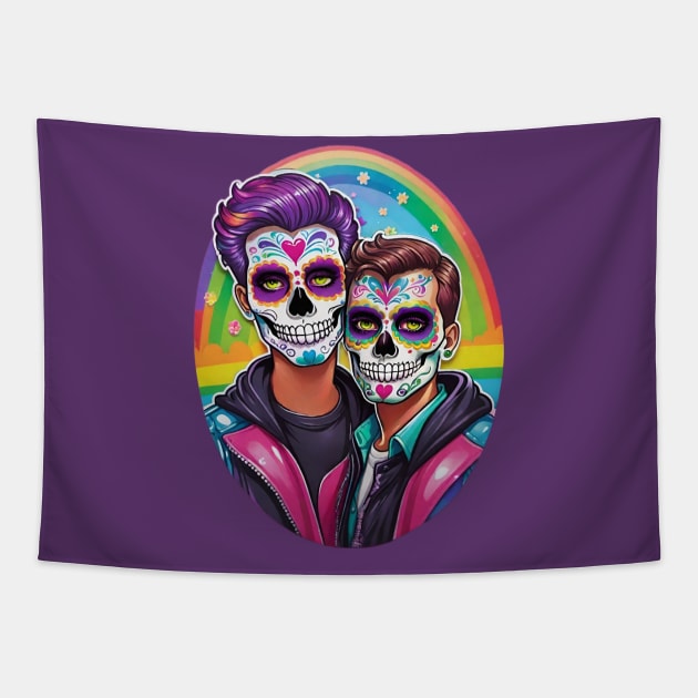 Pride Pulse Tapestry by Absinthe Society 