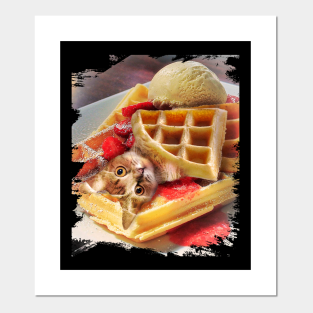 Affiches Et Tirages D Art Waffles Lover Teepublic Fr