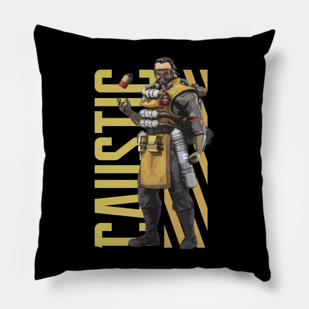 Caustic - Apex Legends Pillow by Shapwac12