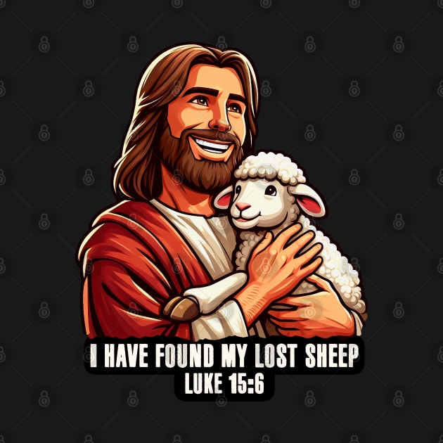 Luke 15:6 I Have Found My Lost Sheep by Plushism