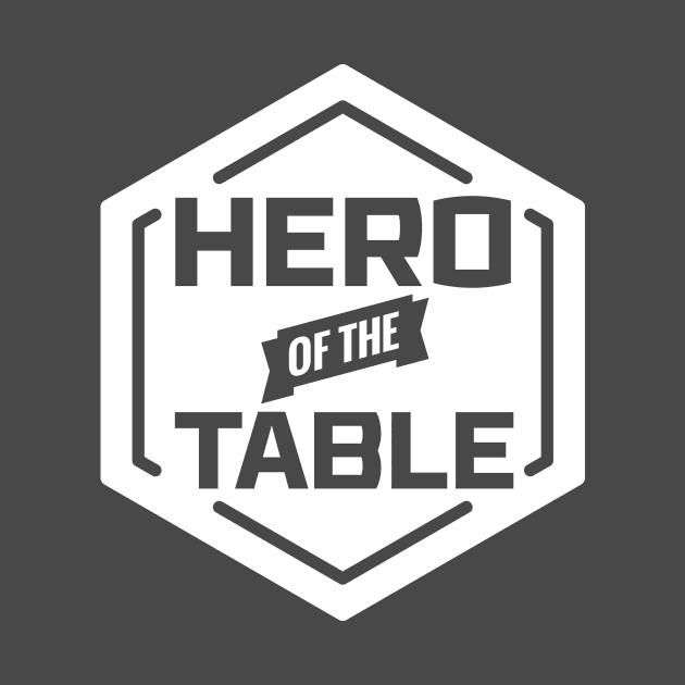 Hero of the Table White Logo by sean_68333