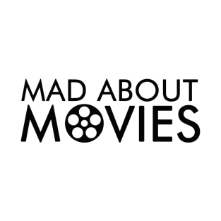 Mad About Movies 1.0 Logo Sticker T-Shirt