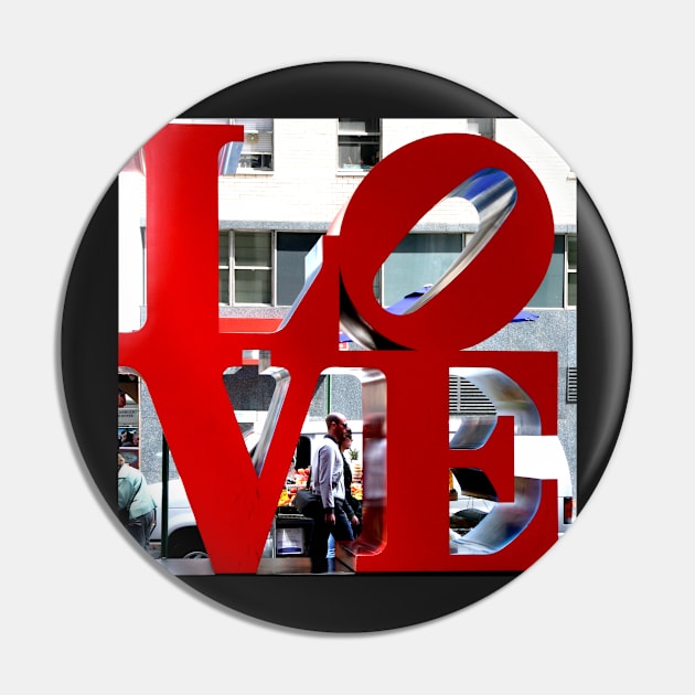 LOVE Sculpture by Robert Indiana Pin by Koon
