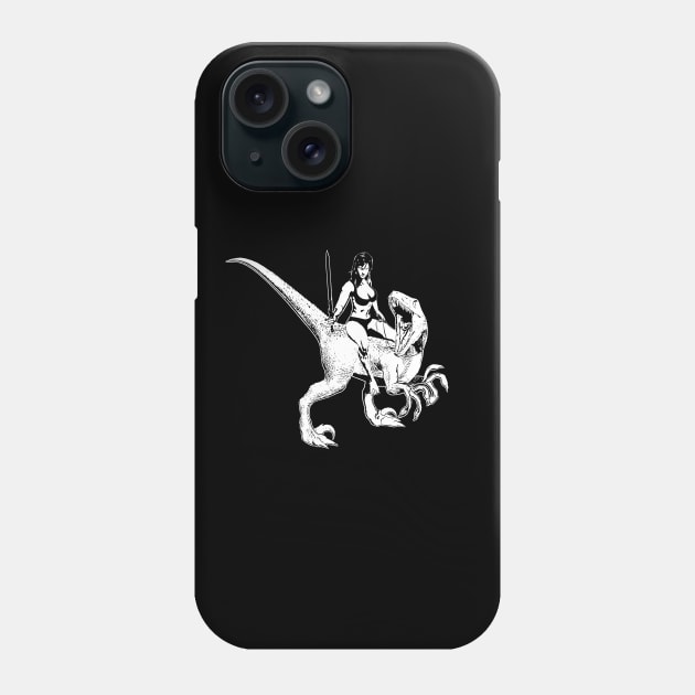 Raptor Rider Phone Case by LordNeckbeard