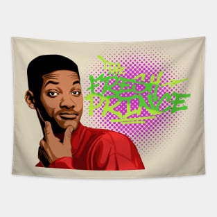 the fresh prince red Tapestry