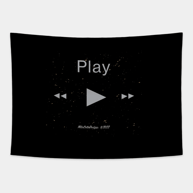 Press Play G Tapestry by MikeCottoArt