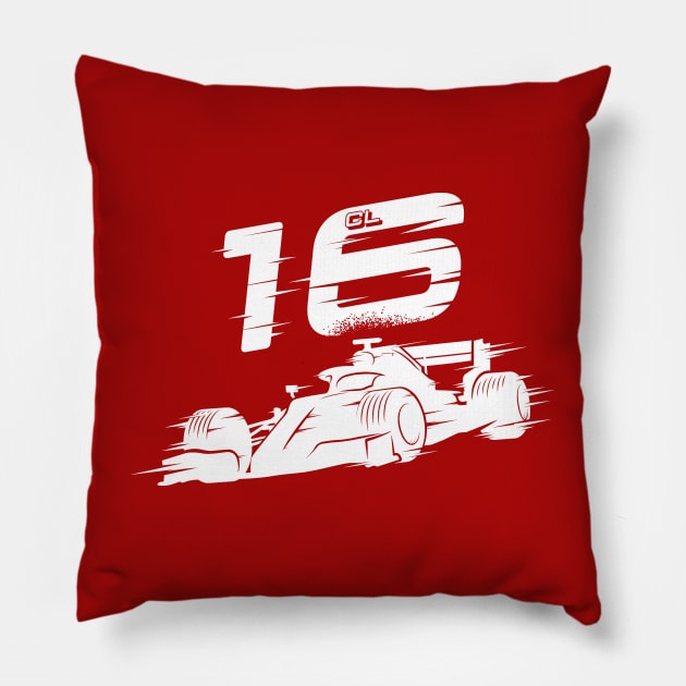 We Race On! 16 [White] Pillow by DCLawrenceUK