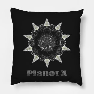 Space Art Planet X Black Star Nibiru Pillow