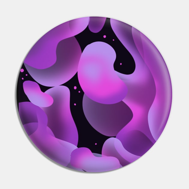 Lava Lamp Purple Pin by Emberpixie