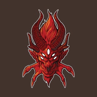 Rad Red Demon Head T-Shirt