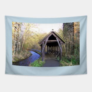 Covered walkway in Winter Tapestry