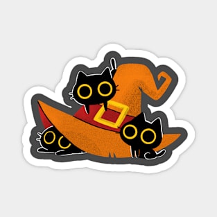 Witchy Kittens Magnet