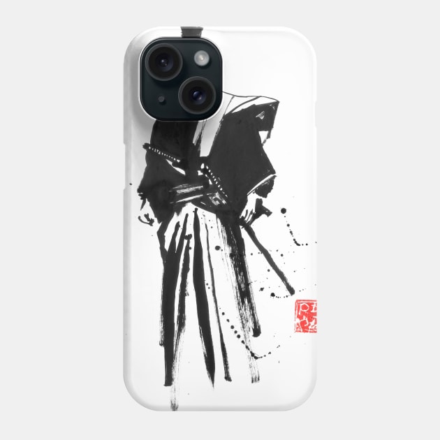 samurai and stain Phone Case by pechane