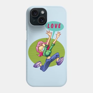 Running Love Phone Case