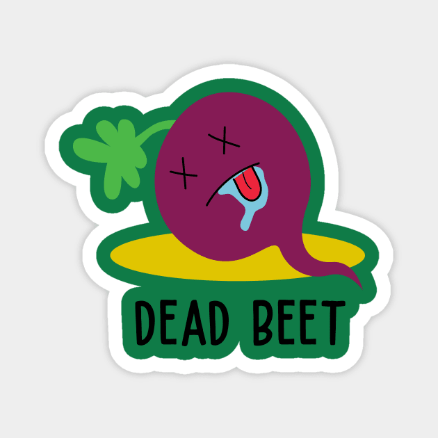 Dead Beet Magnet by toddgoldmanart
