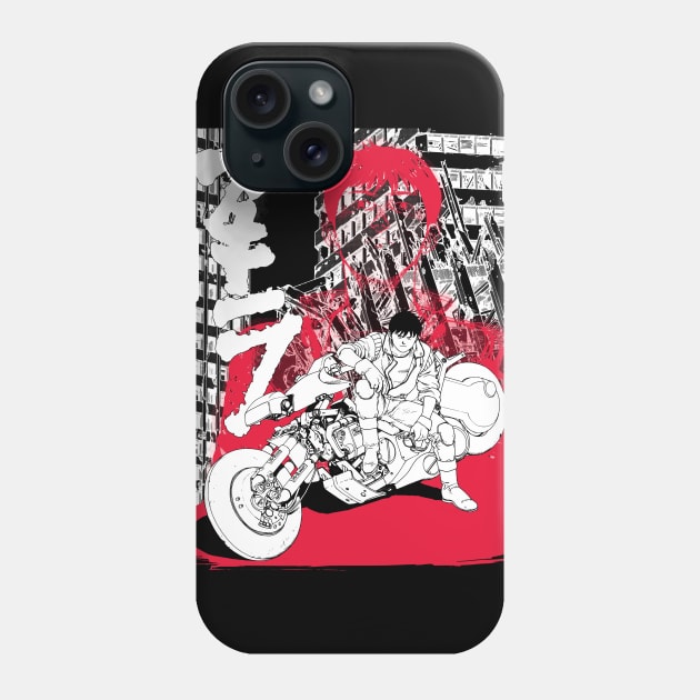 Akira/Kaneda (light) Phone Case by geekingink