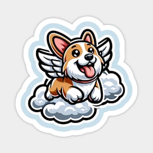 corgi angel Magnet