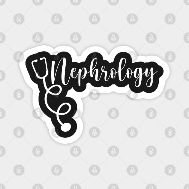 Nephrology, Stethoscope Magnet by Islanr