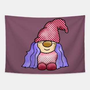 Valentine's Day Gnome in Love Tapestry