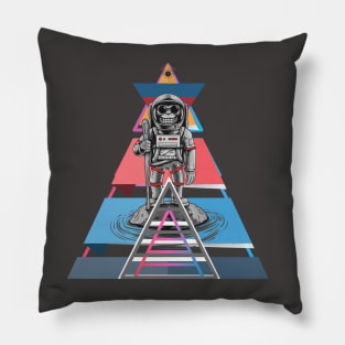 PYRAMID - ASTRONAUT MONKEY-THE THIRD EYE Pillow