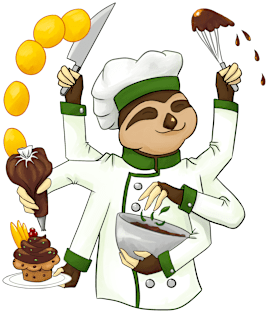 COMMISSIONS | Chef sloth Magnet