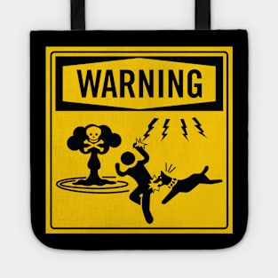 Community S6E1 "Ladders" Speakeasy Entrance Warning Sign Tote