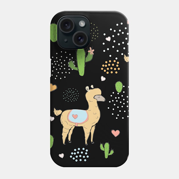 Llama Phone Case by KristinaStellar 