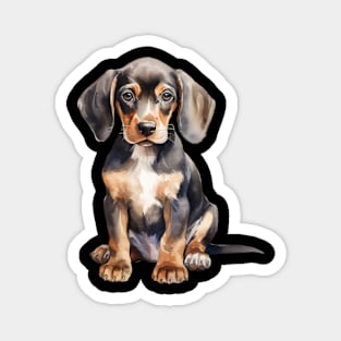 Puppy Coonhound Magnet