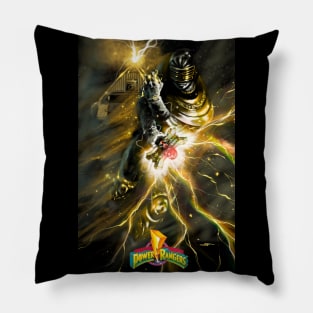 Gold Ranger trey of triforia By Anthony Darr Pillow