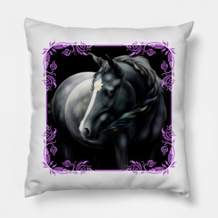 Black Arabian Pillow