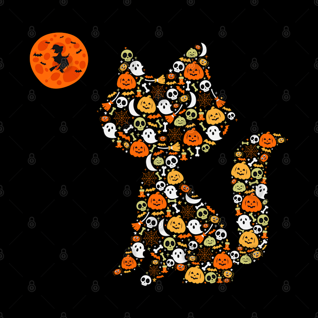 Halloween cat by MZeeDesigns