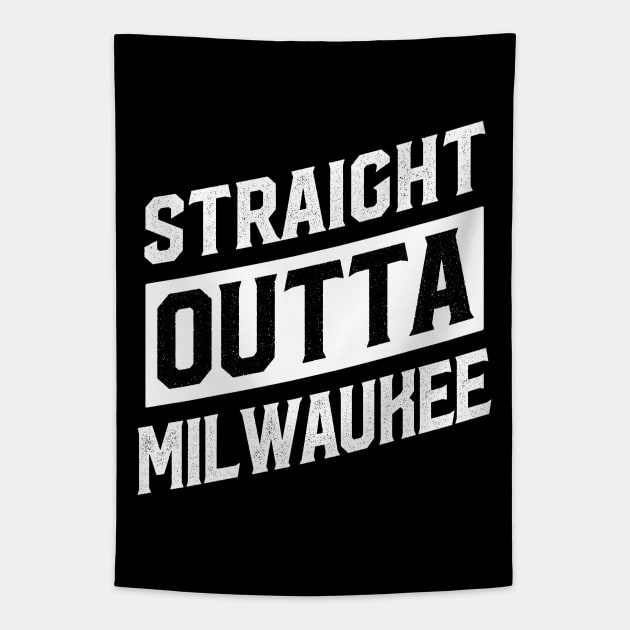 Straight Outta Milwaukee Tapestry by DISOBEY