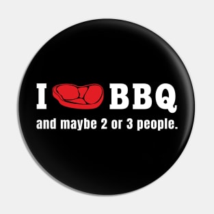 I Love BBQ | Meat Lover Gift Pin