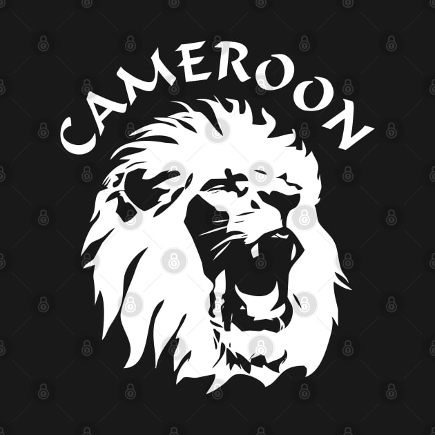 Roaring Lion Face - Cameroon by TMBTM