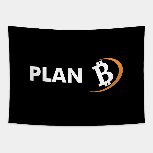 PLAN B - CRYPTO COIN Tapestry by Pannolinno