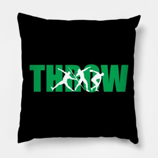 THROWS green Pillow