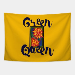 Green Queen Garden Mama Tapestry