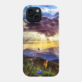 Mountains At Sunset Phone Case