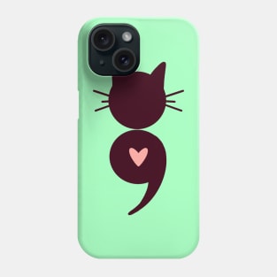 Cat Semicolon Phone Case